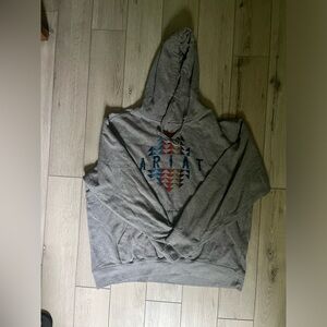 Ariat Gray Hoodie with Logo